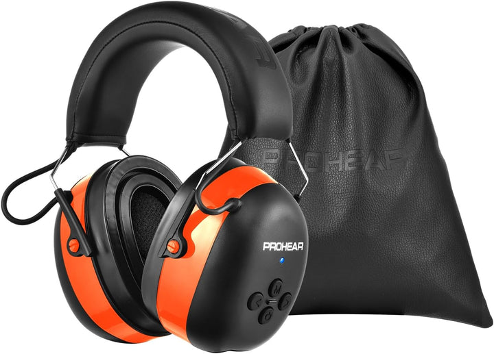 037 Gehörschutz mit Bluetooth, BT 5.3-Technologie Kopfhörer mit Eingebautem Mikrofon und Lärmreduzie
