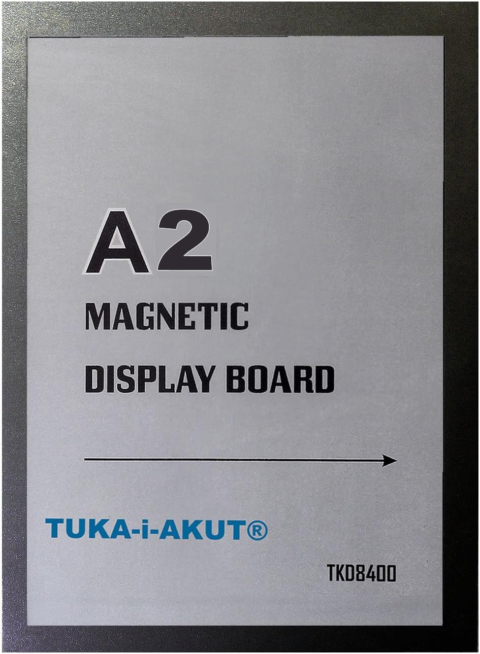 TUKA-i-AKUT 5st. A2 Info-Rahmen Selbstklebend mit Magnetverschluss, Einstecktasche Infotasche Blatth