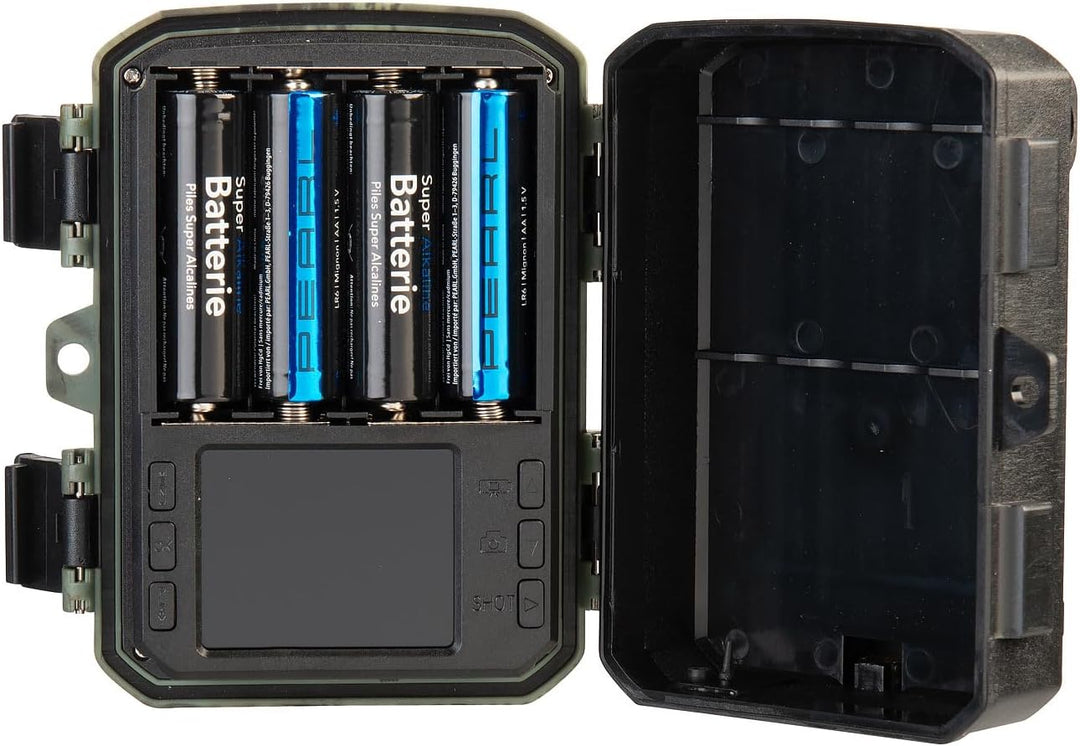 VisorTech Wildkameras: Wildkamera mit 50 MP, interpolierter 4K-Auflösung und No-Glow-IRs (Überwachun