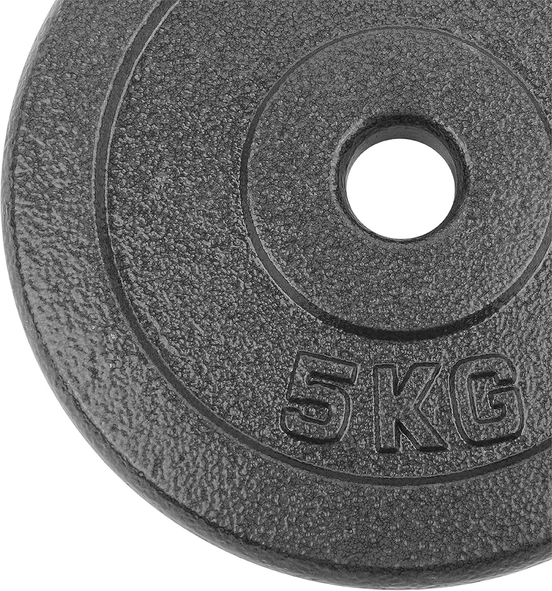 wuuhoo® Hantelscheiben Manuel 27mm Bohrung, Langhantelgewichte 2er Set, Gewichte für 1" Zoll Hantels