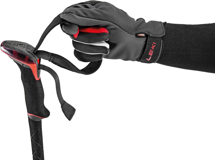 LEKI Sherpa FX Carbon Strong Skistöcke 110-130CM midnight blue-darkblue-red, 110-130CM midnight blue