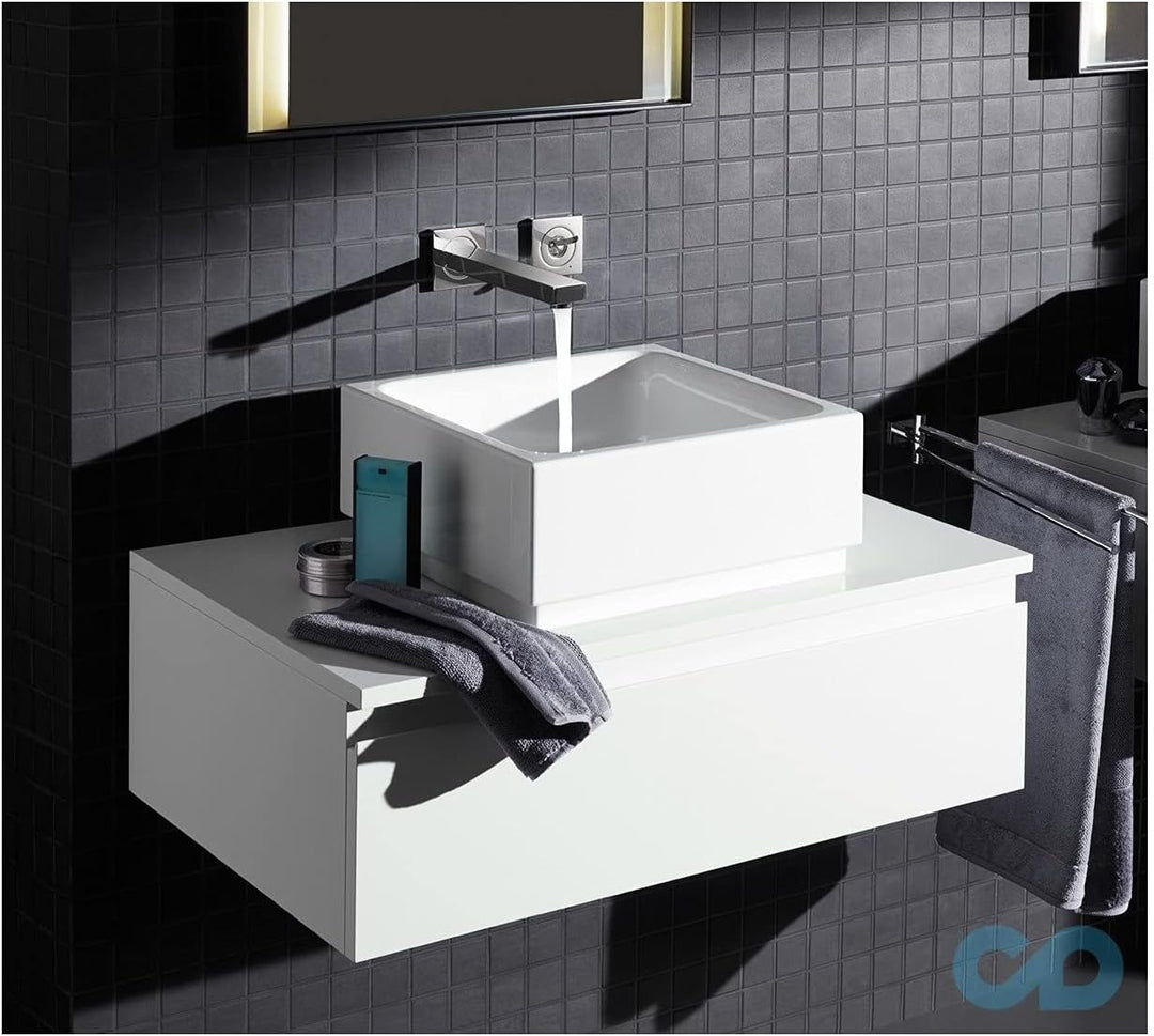 Grohe 19997000 Eurocube Joy Waschtischarmatur 2 Löchern, Grau, 170 mm Grau 170 mm Aufputz-Körper, Gr