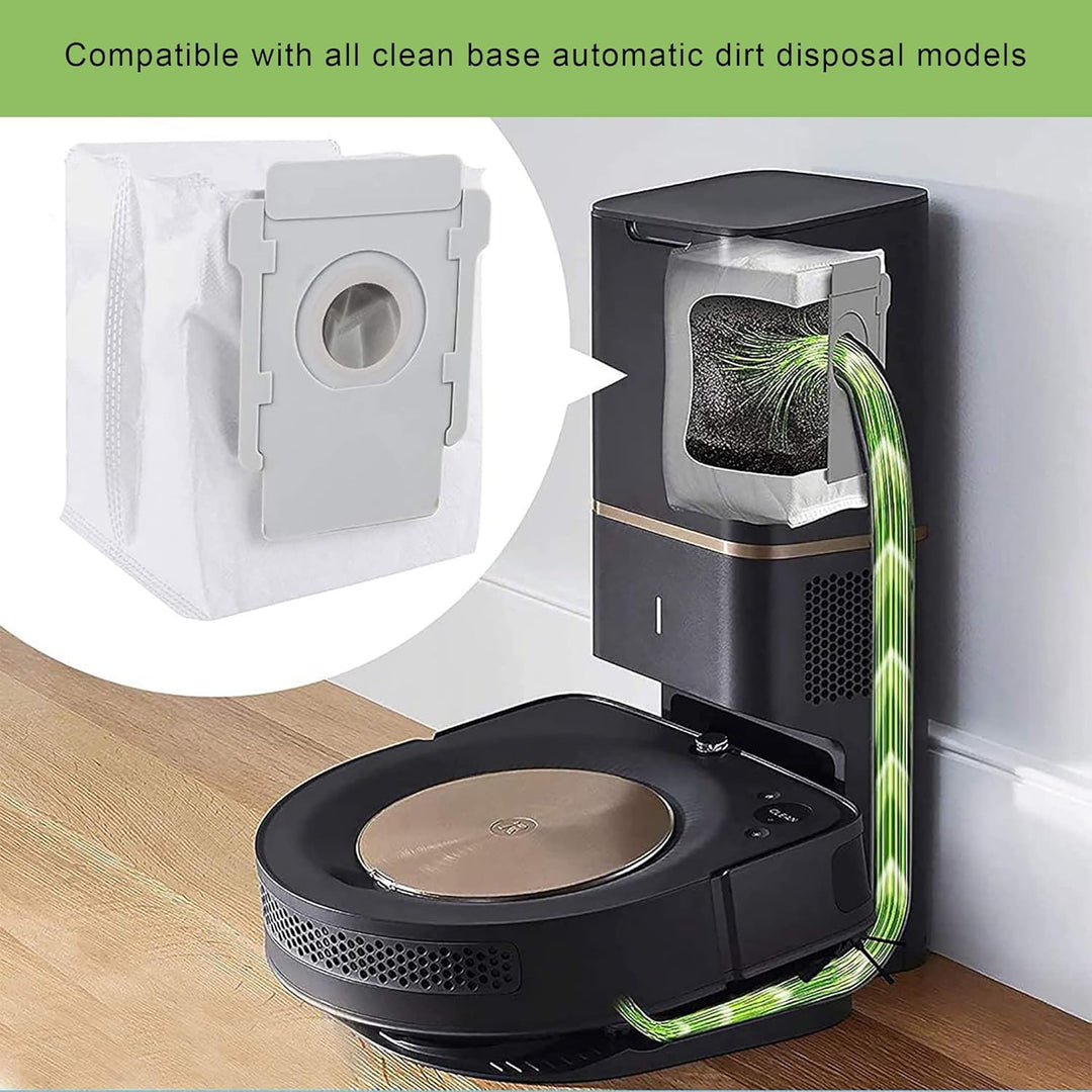 E-HAO 10 Pack Staubsaugerbeutel kompatibel mit iRobot Roomba i, s, j Serien und Roomba Combo i, j Se