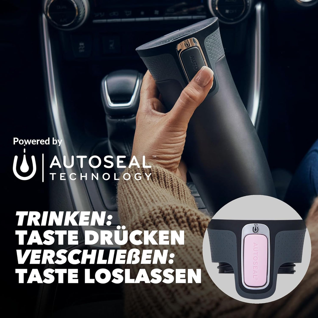 Contigo West Loop Autoseal Thermobecher, Edelstahl Isolierbecher, Kaffeebecher To Go, BPA frei, ausl