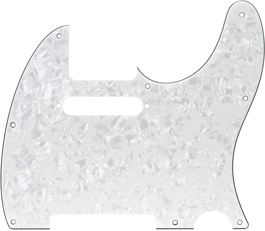 Fender 099-2150-000 4-Ply White Pearl 8-Hole Mount Telecaster Pickguard