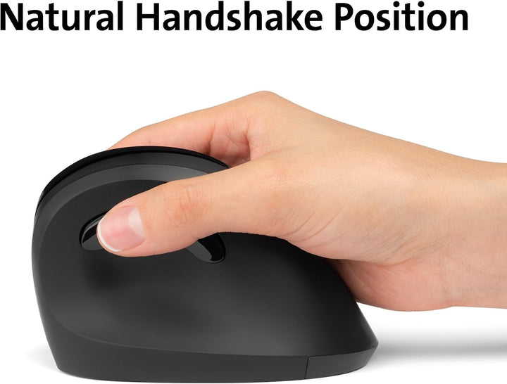 Kensington Kabellose ergonomische vertikale Maus, Wireless Pro Fit Ergo Vertikale Computermaus mit S
