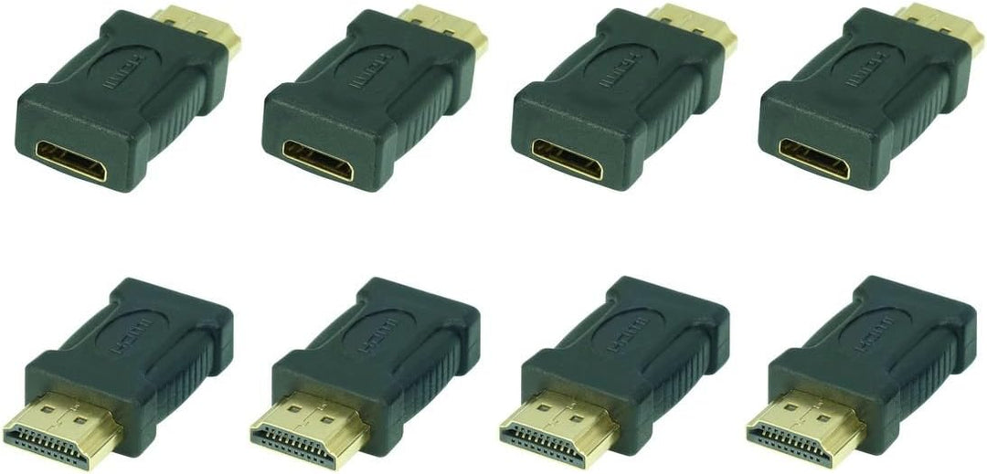 8X SunshineTronic High Speed HDMI-Adapter | Mini HDMI-Buchse(C) auf HDMI-Stecker(A) | #DA553 (8 Stüc