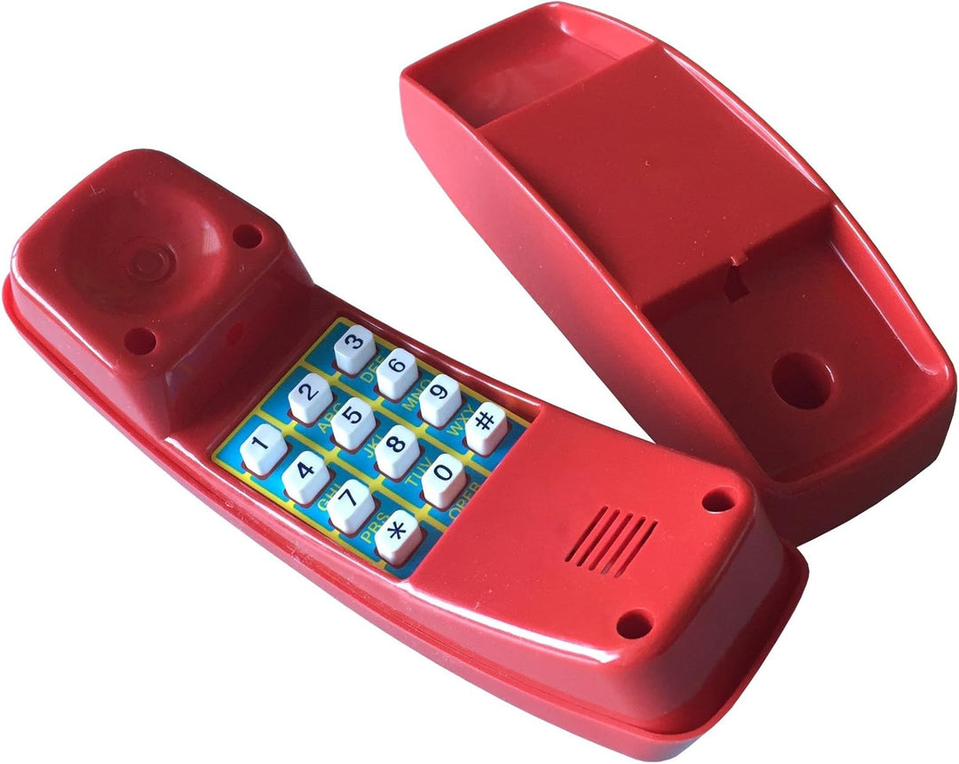 Kindertelefon für Spielturm Spielhaus (rot), Rot