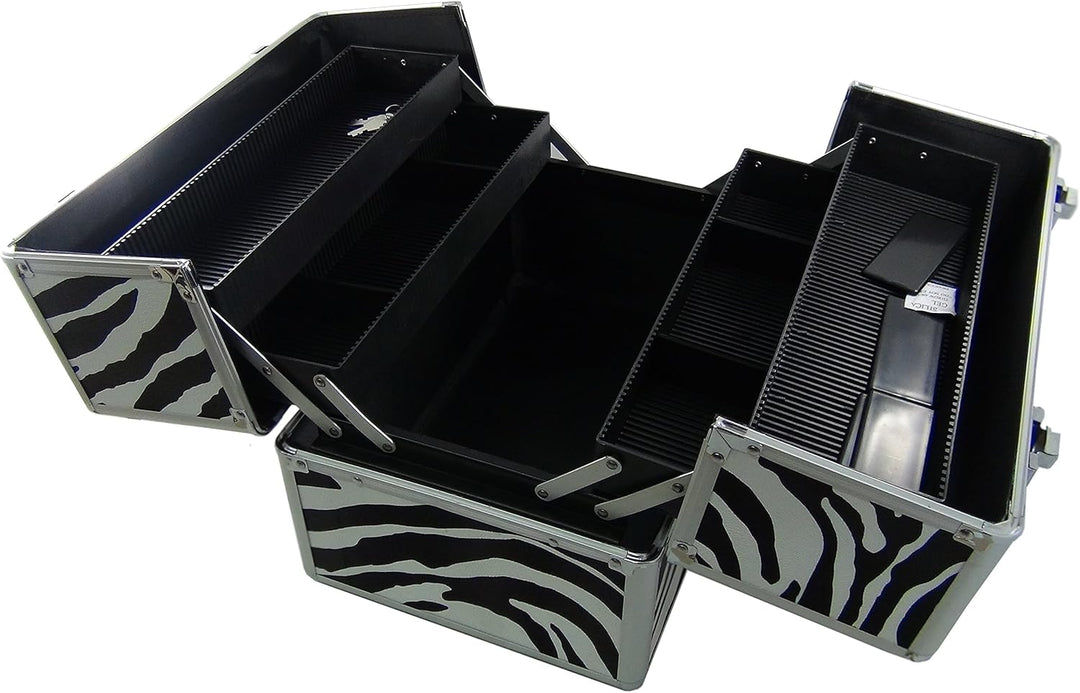 DynaSun Alu Beautycase Schminkkoffer Beautycase Alu Design Bs35 Zebra, Bs35 Zebra