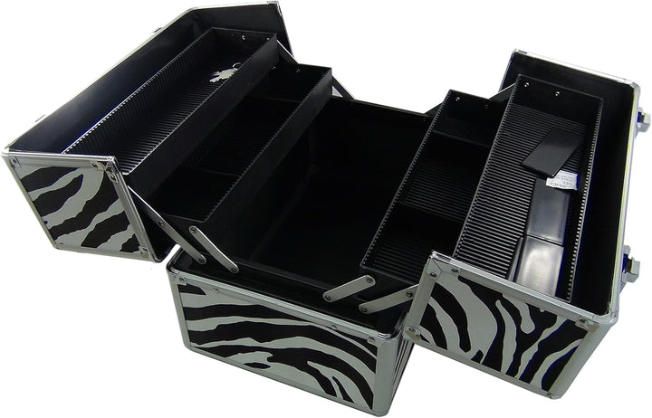 DynaSun Alu Beautycase Schminkkoffer Beautycase Alu Design Bs35 Zebra, Bs35 Zebra