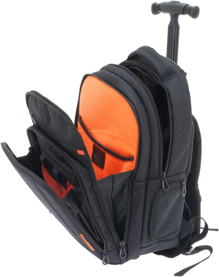 Bowatex Business Trolley Rucksack Akten Laptop Netbook Tablet 48 cm Schwarz