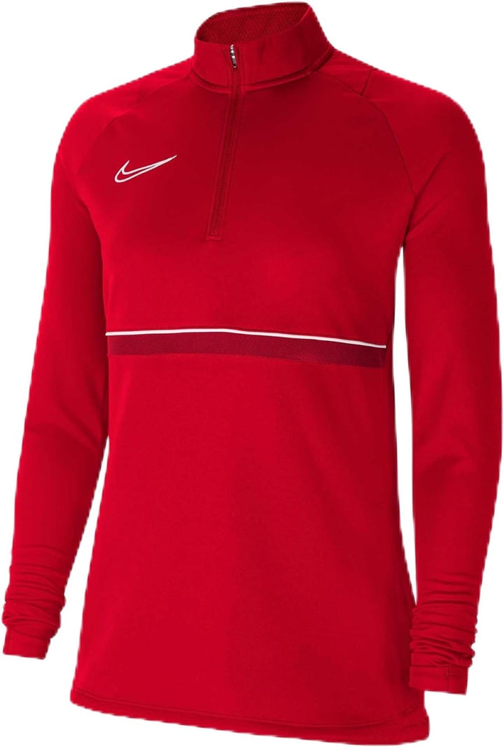 NIKE Damen Dri-fit Academy 21 Trainings-Sweatshirt XXS University Red/White/Gym Red/White, XXS Unive