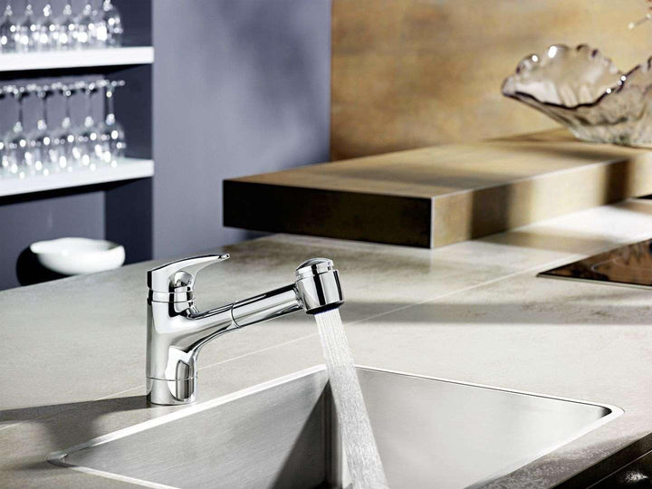 Hansa 01382283 Hansamix Spültisch-Einhand-Einlochbatterie, Chrom