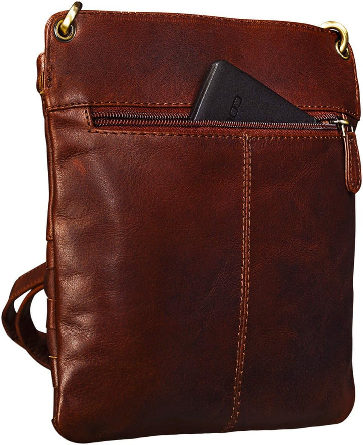 STILORD 'Sophie' Schultertasche Damen klein Leder Handtasche moderne Umhängetasche geflochten Freize