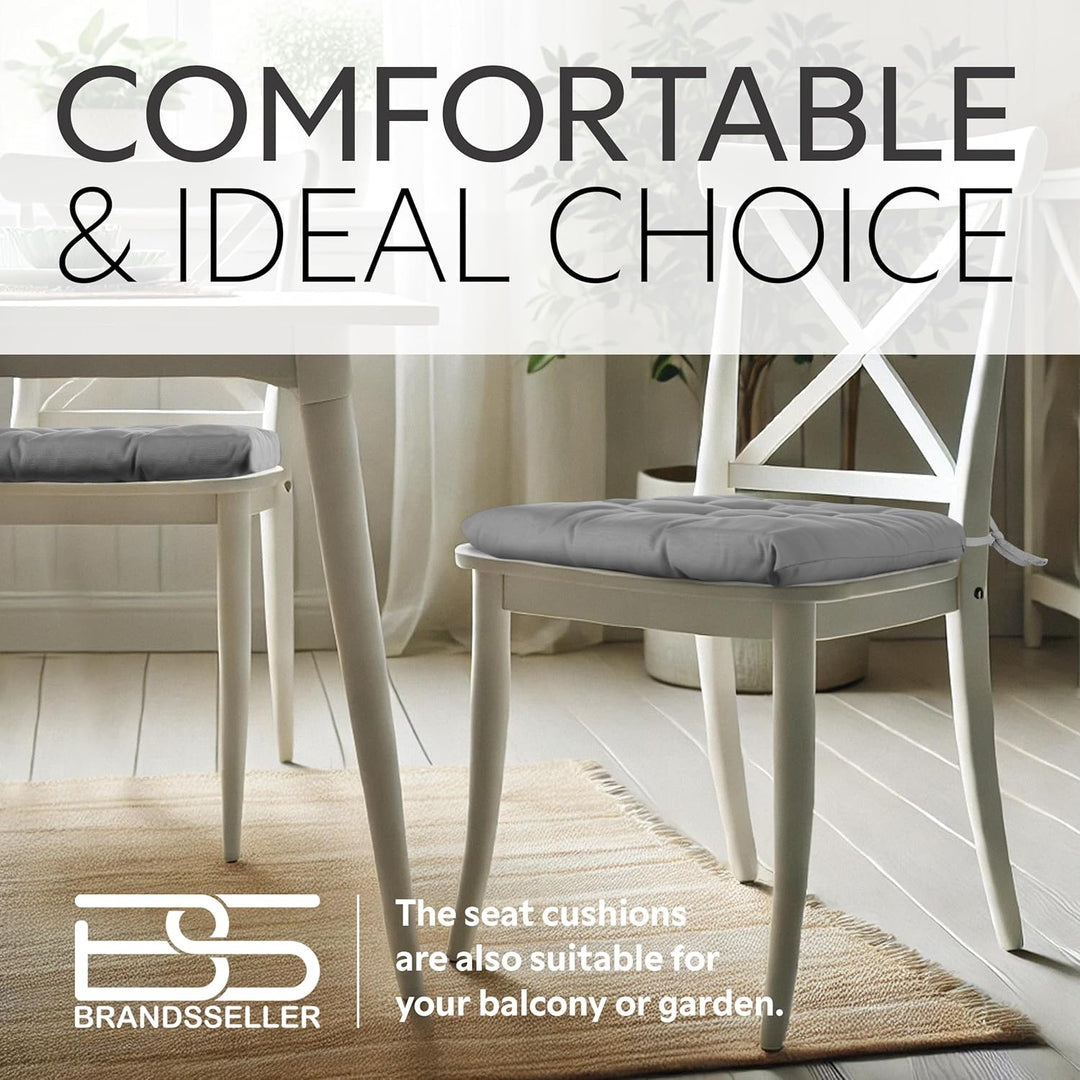 Brandsseller Sitzkissen Dekokissen Stuhlkissen Zierkissen Gartenkissen - 9er Steppung- in Verschiede