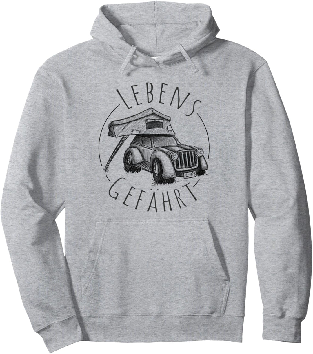 Dachzelter Lebensgefährt l Auto Truck Camping Dachzelt Pullover Hoodie