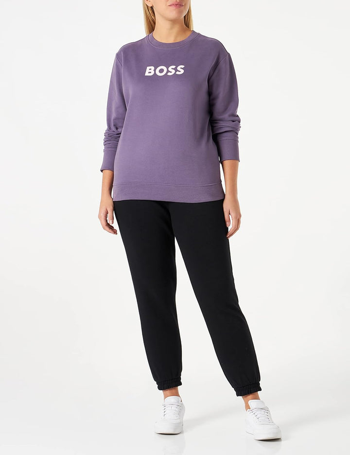 BOSS Damen C_elaboss_6 Sweatshirt XL Medium Purple, XL Medium Purple