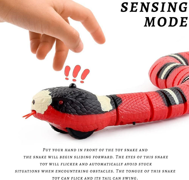 Spielzeugschlange Katze, XiXiRan Schlangenspielzeug Elektrisches, Katzenspielzeug Schlange Usb, Schl