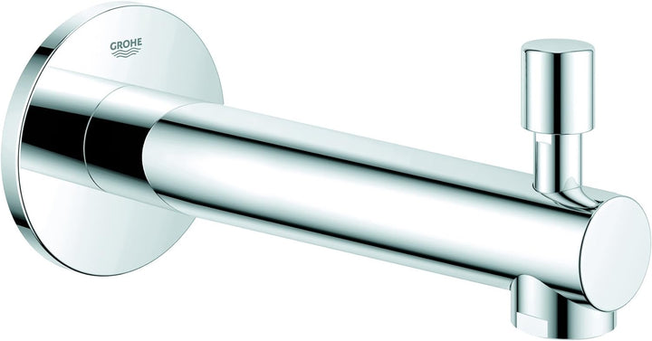 Grohe Concetto Wanneneinlauf m. Umst., Silber Badewannenauslauf, Badewannenauslauf