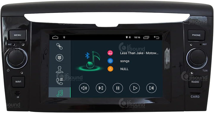 Costum fit Autoradio für Lancia Ypsilon Android GPS Bluetooth WiFi Dab USB Full HD Touchscreen Displ