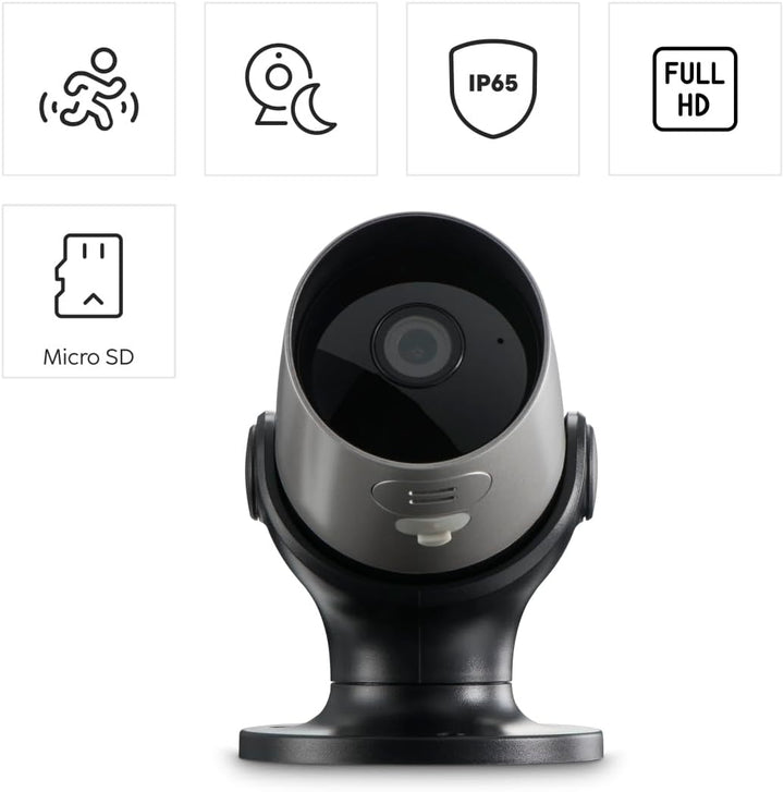 Hama Überwachungskamera WLAN (WLAN Kamera f. aussen, Outdoor-Kamera mit Sprach- u. App-Steuerung, we