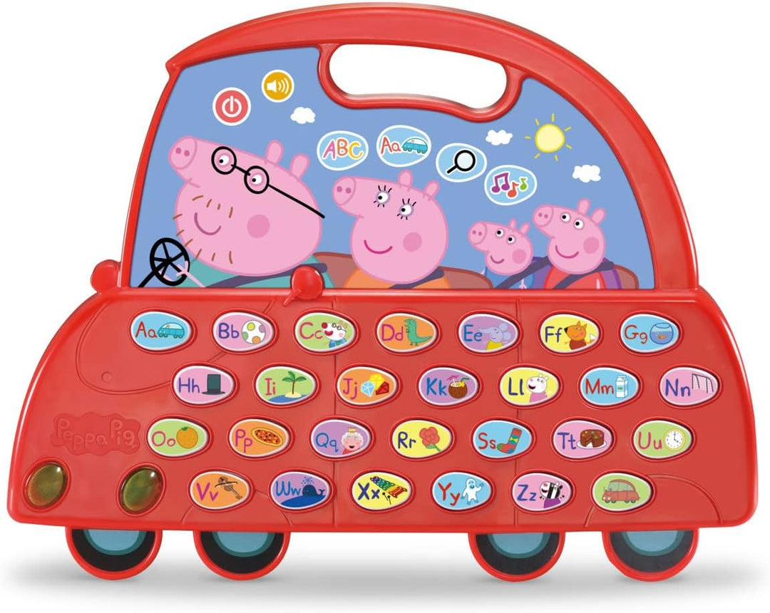 VTech 80-530604 Peppas Alphabettafel Peppa Pig Kleinkindspielzeug, Wutz, Lernen, Lerninhalte: Buchst