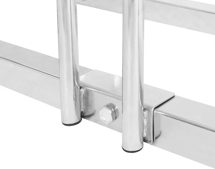 WOLTU Fahrradständer für 5 Fahrräder Fahrradhalterung auf dem Boden Aufstellständer für Fahrradaufhä