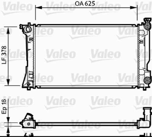 VALEO Kühler Motorkühlung 734712