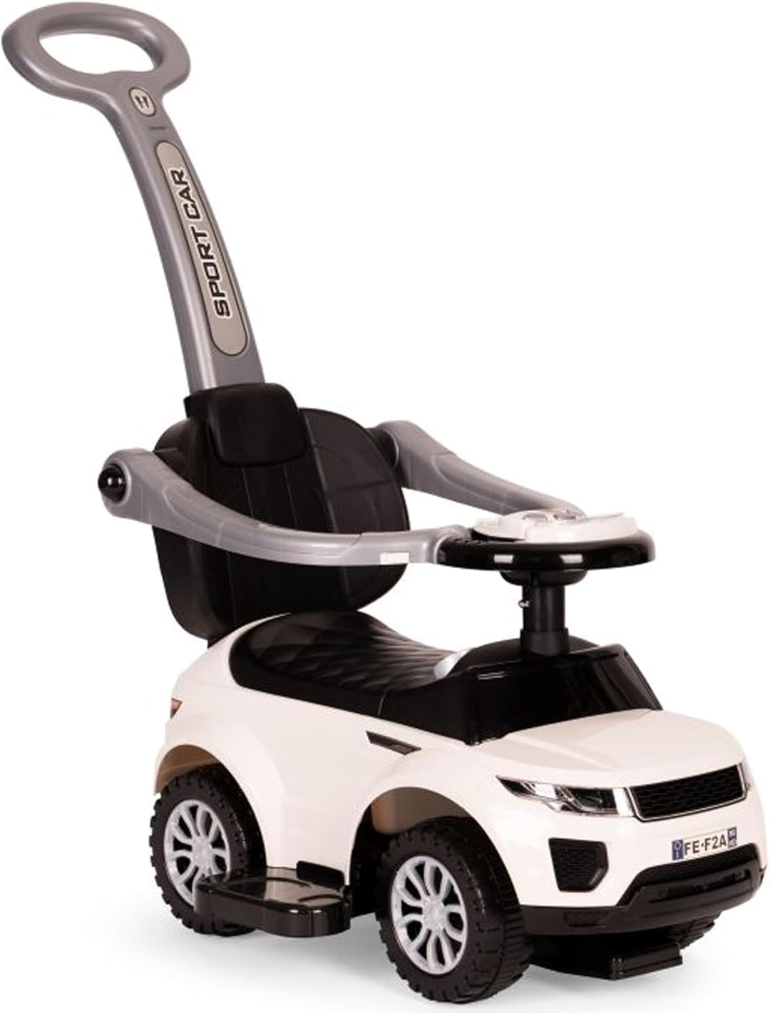 COIL Rutschauto ab 1 Jahr mit Schiebestange 614 W - Baby Car Rutschauto für Kinder - 3-in-1 Design -