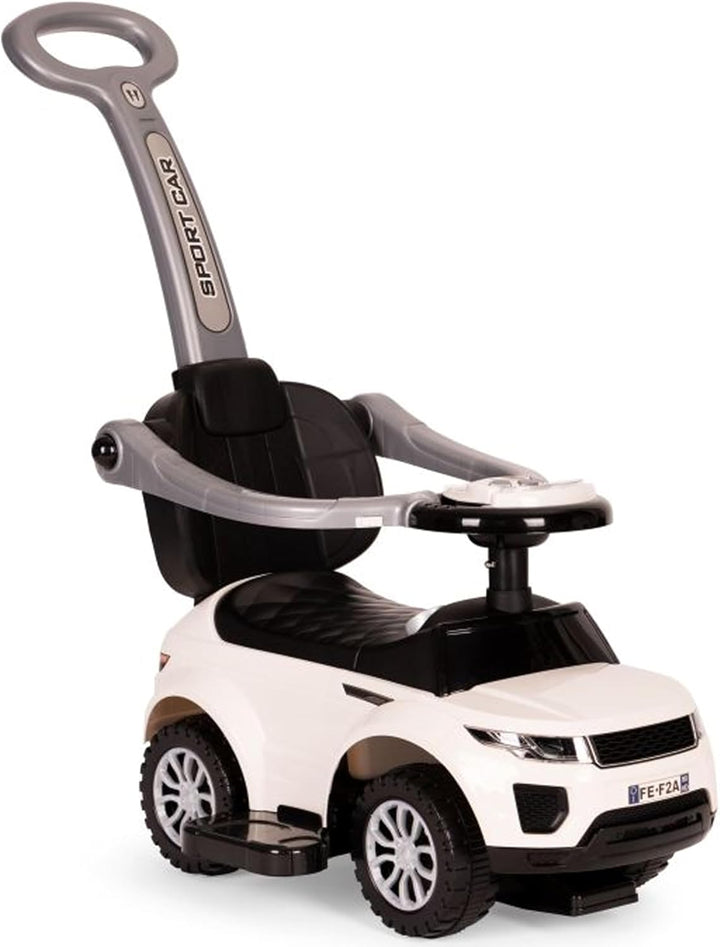 COIL Rutschauto ab 1 Jahr mit Schiebestange 614 W - Baby Car Rutschauto für Kinder - 3-in-1 Design -