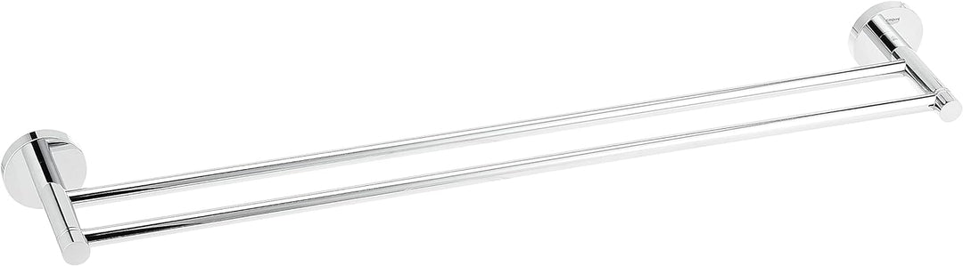 GROHE Essentials - Doppel-Badetuchhalter (verdeckte Befestigung, 654 mm, langlebige Oberfläche), chr