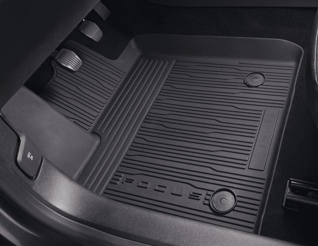 Original Ford Focus 2018 - Aktuell Allwetterfussmatten in wannenform mit hochstehenden Kanten für vo