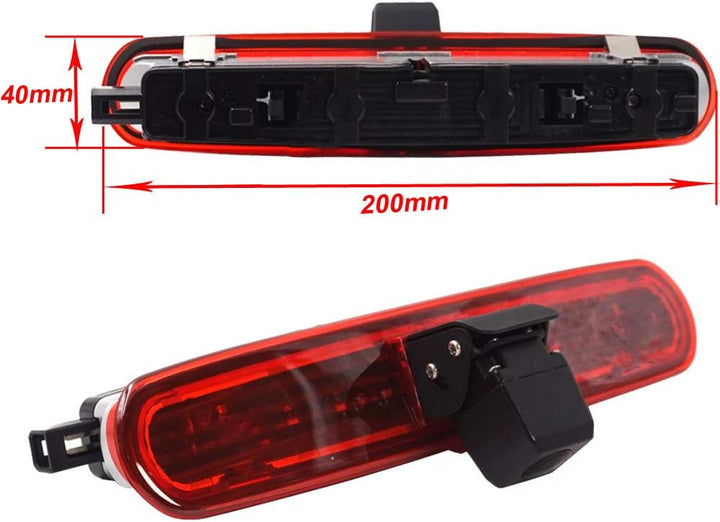 avinio 1280 x 720 Pixels Top Mount Brake Bremsleuchte Kamera Bremslicht Rückfahrkamera Wasserdicht f