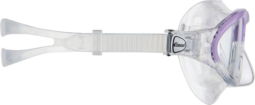 Cressi Moon Kid - Taucherbrille Kinder 7–15 Jahre Silikon Anti-Allergisch Kratzfest, Verstellbare Ta