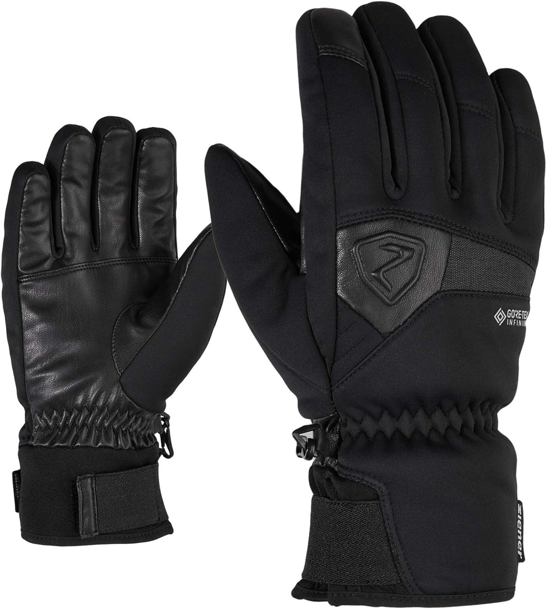 Ziener Herren Garcon GTX Inf Ski-Handschuhe/Wintersport | Atmungsaktiv, Sehr Warm, Winddicht, Soft-S