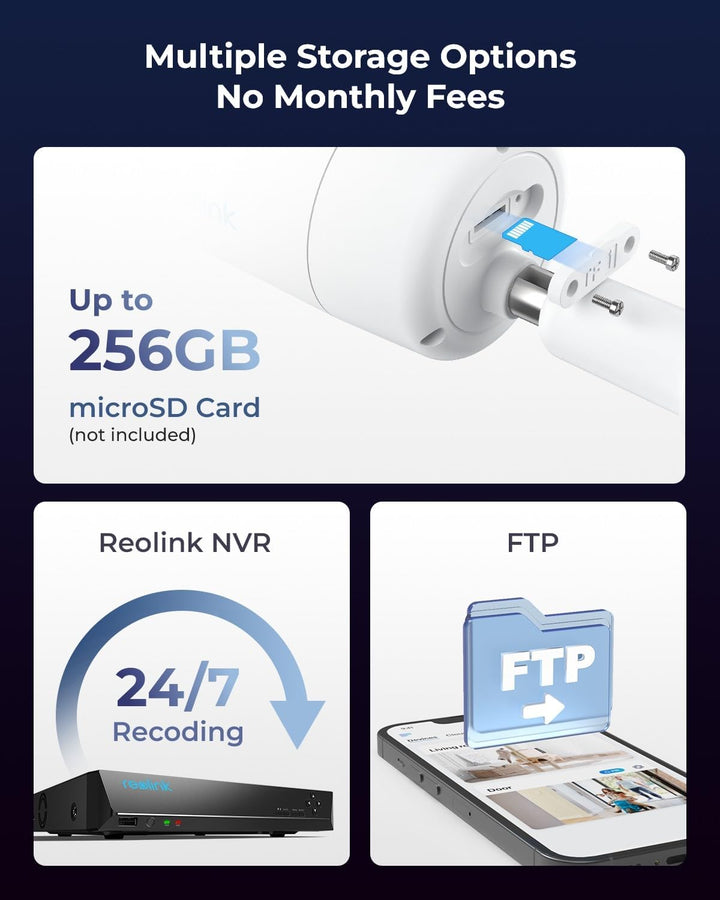 Reolink 4MP 2K PoE Überwachungskamera Aussen mit Echte Vollfarbnachtsicht, Smarte PoE IP Kamera Outd