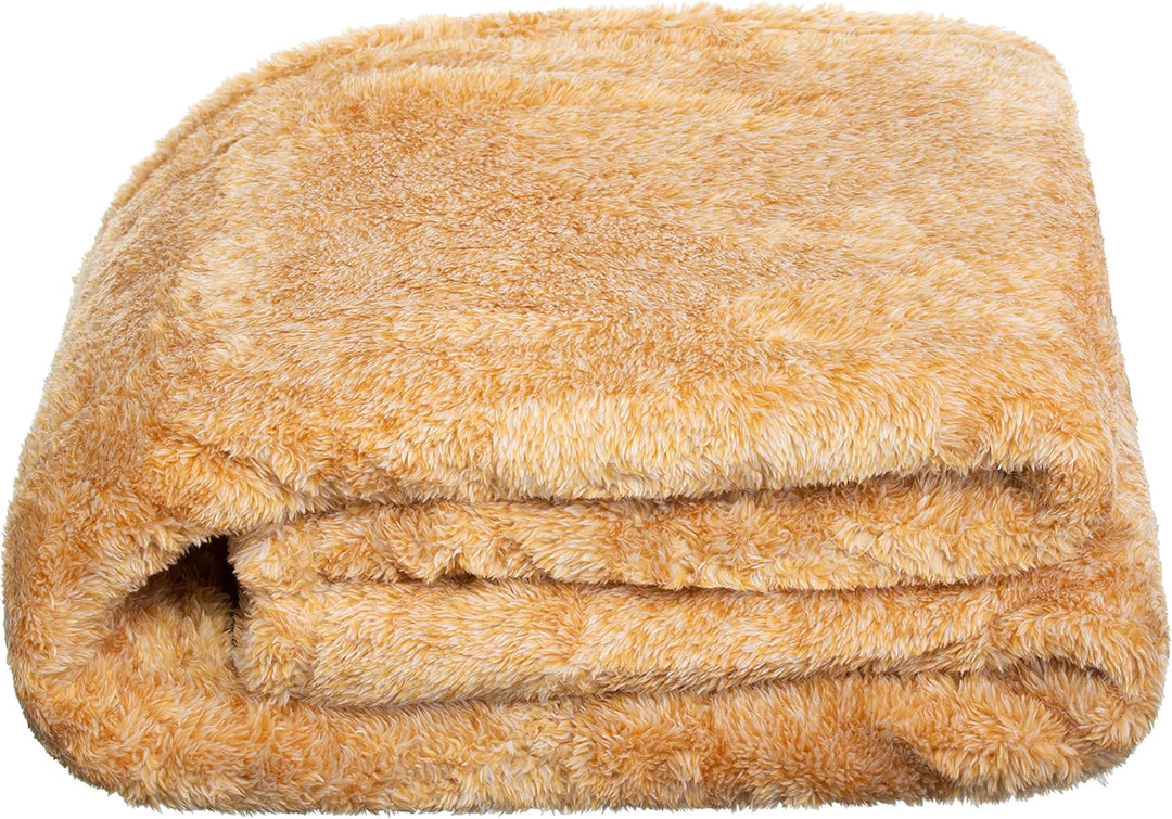 Brandsseller Teddyfleece Kuscheldecke | Melange | Flauschig Beidseitig | Hochwertige Weiche Wohndeck