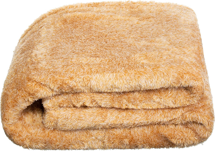 Brandsseller Teddyfleece Kuscheldecke | Melange | Flauschig Beidseitig | Hochwertige Weiche Wohndeck