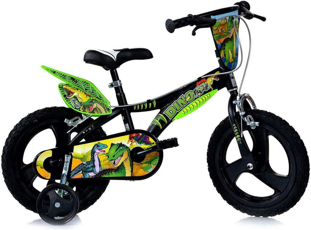 Dinosaurier Kinderfahrrad Dino- Trex Jungenfahrrad | TÜV geprüft | Original | Kinderrad mit Stützräd