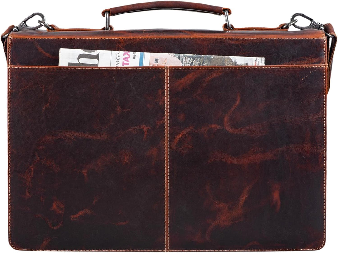 STILORD 'Jonathan' Elegante Aktentasche Klassische Büro Business Schultertasche gross 15,6 Zoll mit