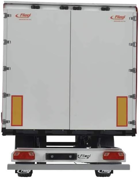 CARSON 500907235 - 1:14 3-Achs Fliegl Megarunner Plane(Rot), RC-Truck Zubehör, Auflieger, Massstab 1