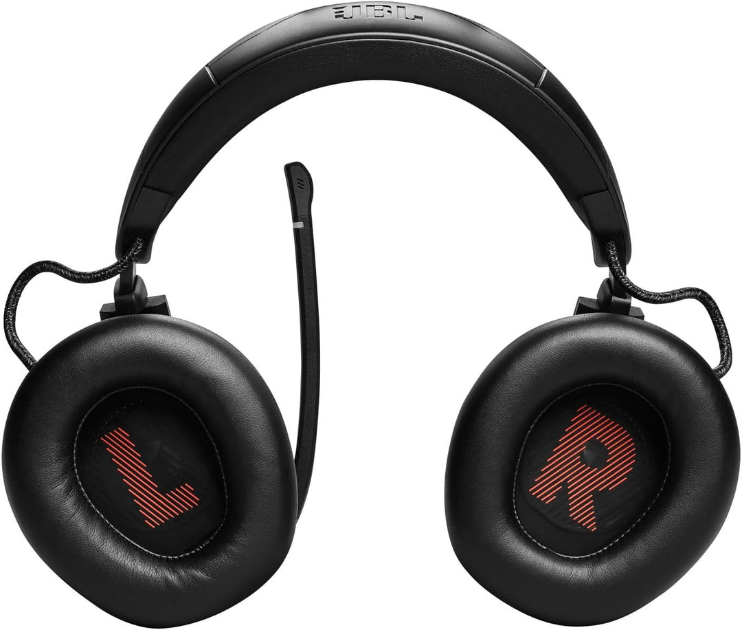 JBL Quantum 910 Over-Ear Gaming Kopfhörer – Wireless 2,4 GHz, Bluetooth 5.2 und 3,5 mm Klinke – Mit