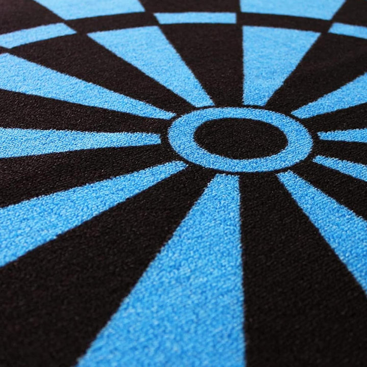 Kingpower Dartteppich mit Abwurflinie, Dart Zubehör mit Motiv, Dartmatte mit Oche, pflegeleichter Te