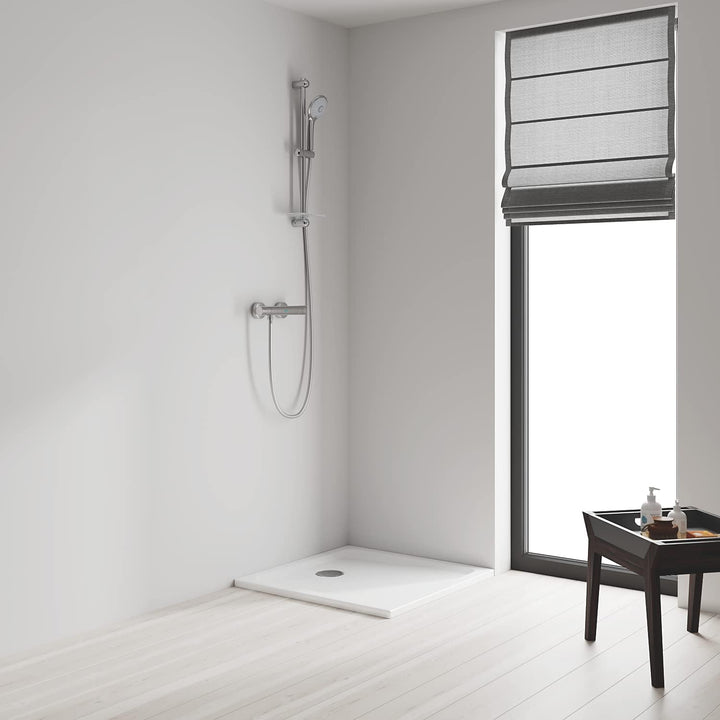 GROHE Euphoria - Brausestangenset (mit Wandhaltern, Gleiter und Gelenkstück, 63.8 cm), chrom, 274990