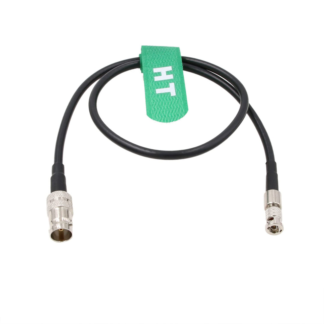 HangTon 6G SDI Videokabel HD Micro BNC auf BNC Buchse Adapter für Blackmagic Video Assist 5 Zoll Mon