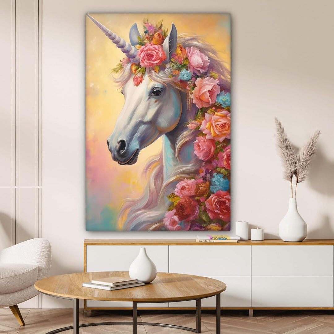 MuchoWow© Leinwandbild Gross 80x120 cm XXL Dekoration Wohnzimmer Bilder Aufhängen Wall Decoration Li