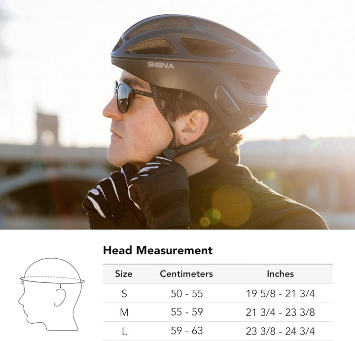 Sena R1 Smart Fahrradhelm, Electric Tangerine