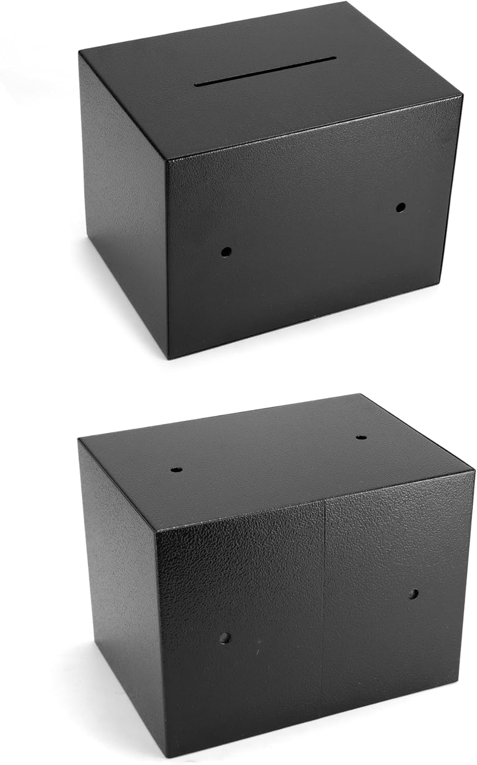 QWORK® Safe Tresor 23 x 17 x 17 cm mit Einwurfschlitz - Triple-Bit Schlüssel Möbeltresor - Hohe Sich