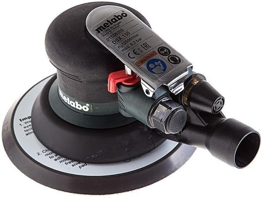 Metabo Druckluft-Exzenterschleifer DSX 150 (601558000) Karton, Schleifteller-Ø: 150 mm, Arbeitsdruck