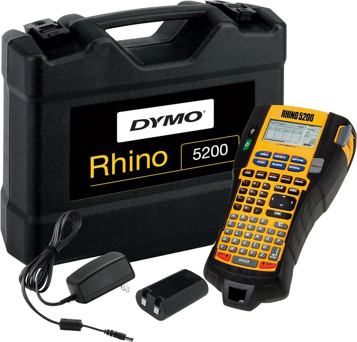 DYMO RhinoPRO 5200 Hard Case Kit, schwarz, gelb